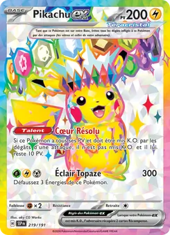 Visuel de référence · Pikachu ex