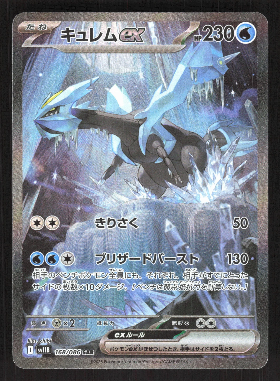 Kyurem ex · photo de cet exemplaire