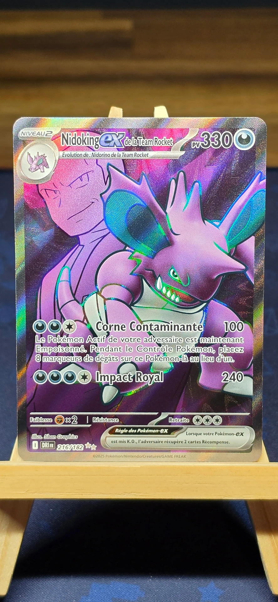 [CARD000834] Nidoking ex de la Team Rocket - CARD000834